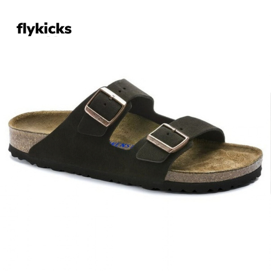 Birkenstock Two-Strap Comfort Footbed Slide Sandal - Arizona