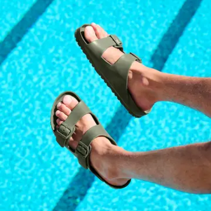 Birkenstock Two-Strap Recovery Slide Sandal - Arizona EVA