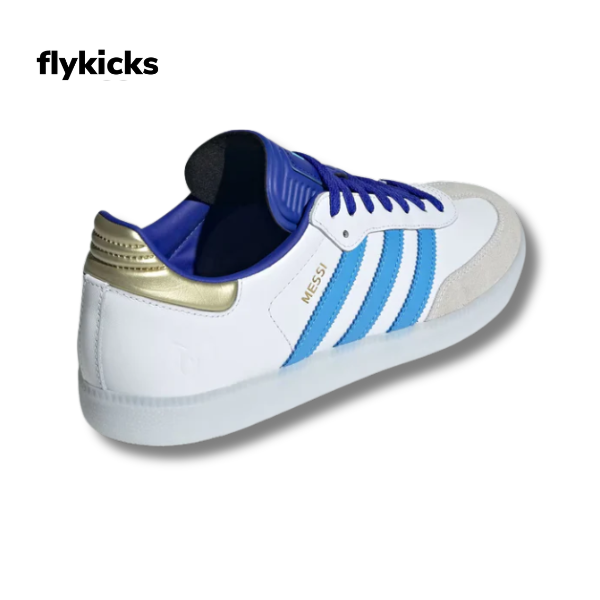 Adidas Samba Messi White/Blue/Gold