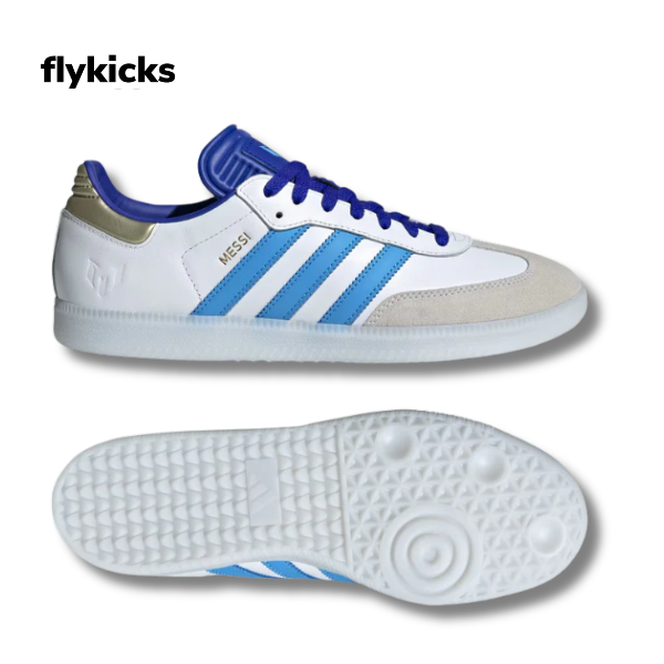Adidas Samba Messi White/Blue/Gold
