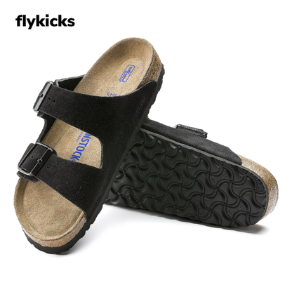 Birkenstock Two-Strap Comfort Footbed Slide Sandal - Arizona